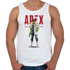 PRINTFASHION Apex Crypto - Férfi atléta - Fehér