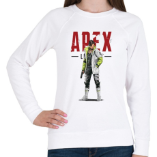 PRINTFASHION Apex Crypto - Női pulóver - Fehér