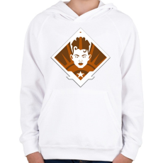 PRINTFASHION Apex Legends Bangalore Jelvény (Badge) - Gyerek kapucnis pulóver - Fehér