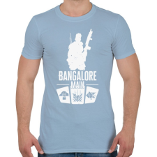 PRINTFASHION Apex Legends - Bangalore Main - Férfi póló - Világoskék férfi póló