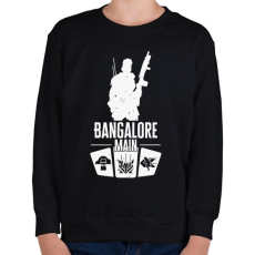 PRINTFASHION Apex Legends - Bangalore Main - Gyerek pulóver - Fekete