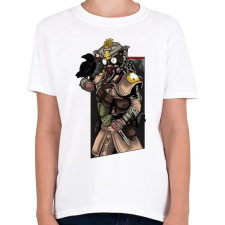 PRINTFASHION Apex Legends Bloodhound - Gyerek póló - Fehér gyerek póló