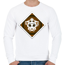 PRINTFASHION Apex Legends Bloodhound Jelvény (Badge) - Férfi pulóver - Fehér férfi pulóver, kardigán