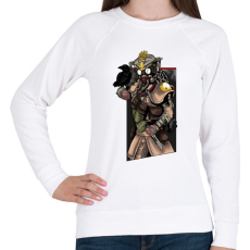 PRINTFASHION Apex Legends Bloodhound - Női pulóver - Fehér