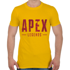 PRINTFASHION Apex Legends - Férfi póló - Sárga férfi póló