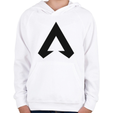 PRINTFASHION Apex Legends Ikon (Fekete) - Gyerek kapucnis pulóver - Fehér gyerek pulóver, kardigán