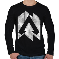 PRINTFASHION Apex Legends - Logó - Férfi hosszú ujjú póló - Fekete férfi póló