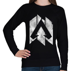 PRINTFASHION Apex Legends - Logó - Női pulóver - Fekete