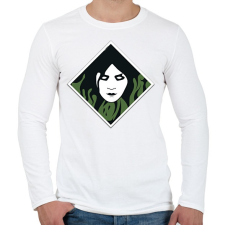 PRINTFASHION Apex Legends Wraith Jelvény (Badge) - Férfi hosszú ujjú póló - Fehér férfi póló