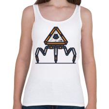 PRINTFASHION Apex LOOT - Női atléta - Fehér női trikó