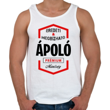 PRINTFASHION Ápoló prémium minőség - Férfi atléta - Fehér atléta, trikó