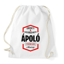 PRINTFASHION Ápoló prémium minőség - Sportzsák, Tornazsák - Fehér tornazsák