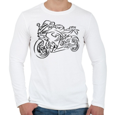 PRINTFASHION Aprilia RS 660  - Férfi hosszú ujjú póló - Fehér férfi póló