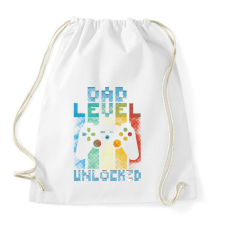 PRINTFASHION Apuka szint feloldva - Sportzsák, Tornazsák - Fehér tornazsák