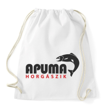 PRINTFASHION aPUMA horgászik - Sportzsák, Tornazsák - Fehér tornazsák