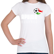 PRINTFASHION Apuma szurkol - Női póló - Fehér