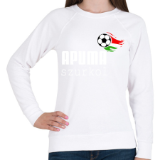 PRINTFASHION Apuma szurkol - Női pulóver - Fehér női pulóver, kardigán