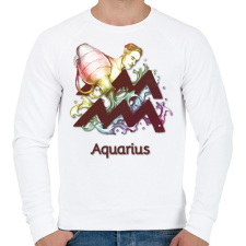 PRINTFASHION Aquarius színes - Férfi pulóver - Fehér női pulóver, kardigán