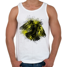 PRINTFASHION arany holló - Férfi atléta - Fehér atléta, trikó