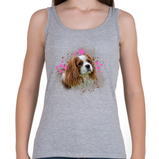 PRINTFASHION aranyos kutyus - Női atléta - Sport szürke