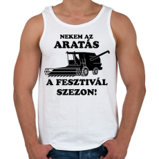 PRINTFASHION aratas fesztival - Férfi atléta - Fehér