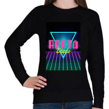 PRINTFASHION Arató disco - Női pulóver - Fekete női pulóver, kardigán
