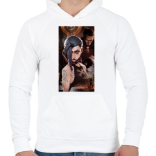 PRINTFASHION Arcane League of Legends - Férfi kapucnis pulóver - Fehér férfi pulóver, kardigán