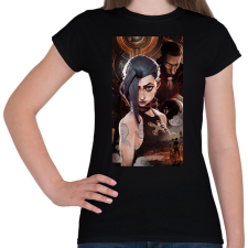 PRINTFASHION Arcane League of Legends - Női póló - Fekete női póló