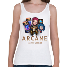 PRINTFASHION Arcane rewards - Női atléta - Fehér női trikó
