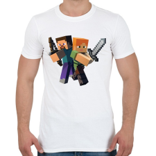 PRINTFASHION Archer Steve - Férfi póló - Fehér férfi póló