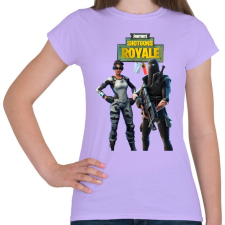 PRINTFASHION Arctic A. & Stingray Fortnite - Női póló - Viola női póló