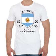 PRINTFASHION Argentina 2022 - Férfi póló - Fehér férfi póló