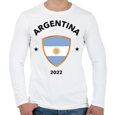 PRINTFASHION ARGENTINA - Férfi hosszú ujjú póló - Fehér