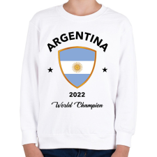 PRINTFASHION ARGENTINA WORLD CHAMPION - Gyerek pulóver - Fehér gyerek pulóver, kardigán