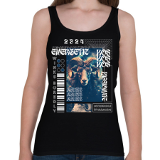 PRINTFASHION Aries - Streetwear style - Női atléta - Fekete női trikó