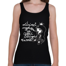 PRINTFASHION arisztokratikus idill.w - Női atléta - Fekete női trikó