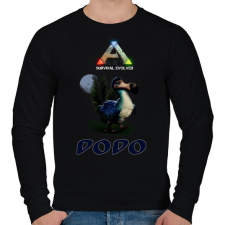 PRINTFASHION ARK-DODO - Férfi pulóver - Fekete férfi pulóver, kardigán