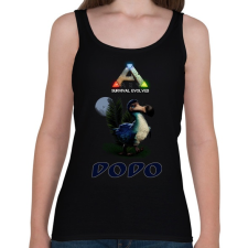 PRINTFASHION ARK-DODO - Női atléta - Fekete női trikó