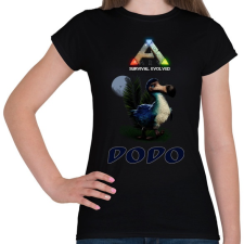 PRINTFASHION ARK-DODO - Női póló - Fekete női póló