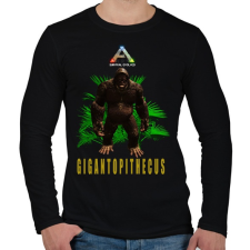 PRINTFASHION ARK-gigantophitecus - Férfi hosszú ujjú póló - Fekete férfi póló