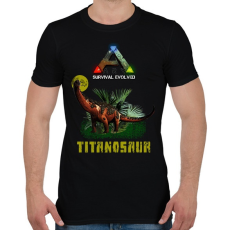 PRINTFASHION ARK-TITANOSAUR - Férfi póló - Fekete