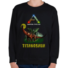 PRINTFASHION ARK-TITANOSAUR - Gyerek pulóver - Fekete