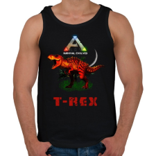 PRINTFASHION ARK-TREX - Férfi atléta - Fekete atléta, trikó