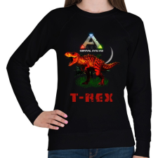 PRINTFASHION ARK-TREX - Női pulóver - Fekete női pulóver, kardigán