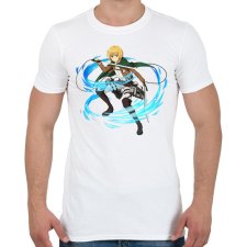 PRINTFASHION Armin Arlert - Férfi póló - Fehér férfi póló