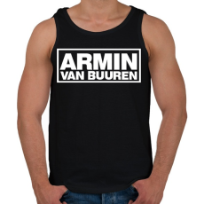 PRINTFASHION Armin Van Buuren - Férfi atléta - Fekete
