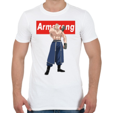 PRINTFASHION Armstrong - Férfi póló - Fehér