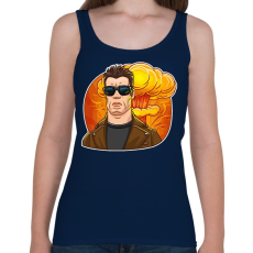 PRINTFASHION Arnold BooM Schwarzenegger - Női atléta - Sötétkék