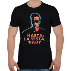 PRINTFASHION Arnold - Férfi póló - Fekete