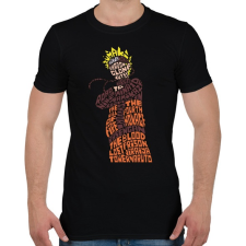 PRINTFASHION Árnyék nindzsa - Férfi póló - Fekete férfi póló